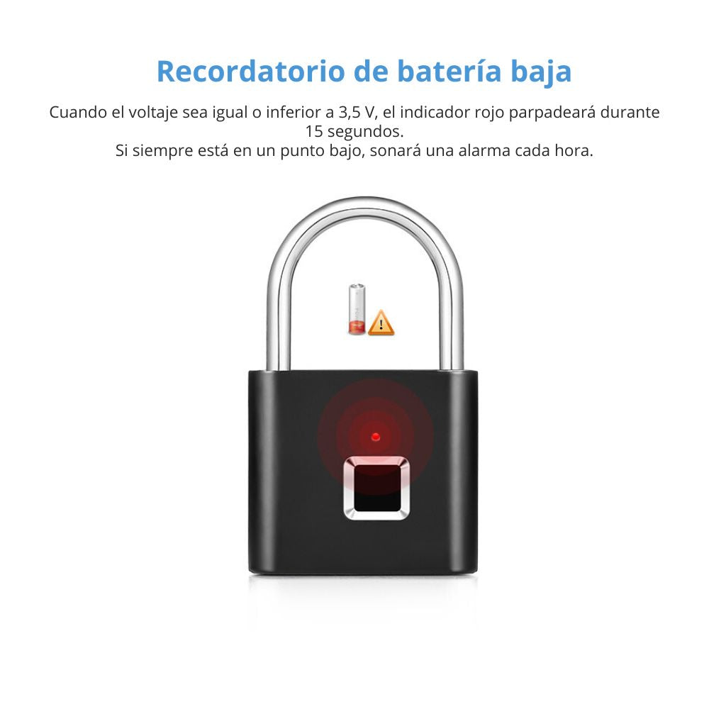 Candado Inteligente Con Huella