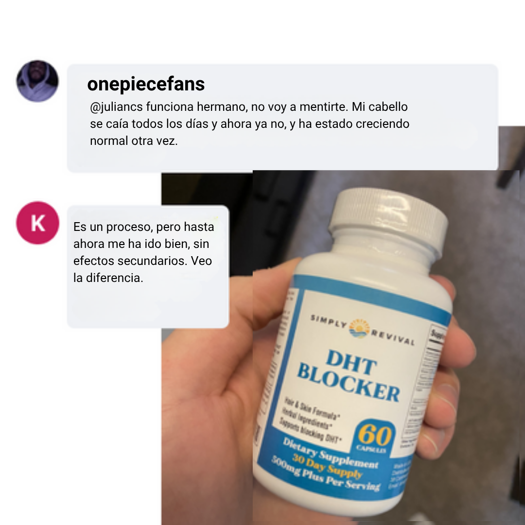 🎁(2X1)🎁 Blocker DHT Blocker DHT - Controla la Caída, Nutre el Folículo y Favorece el Crecimiento -