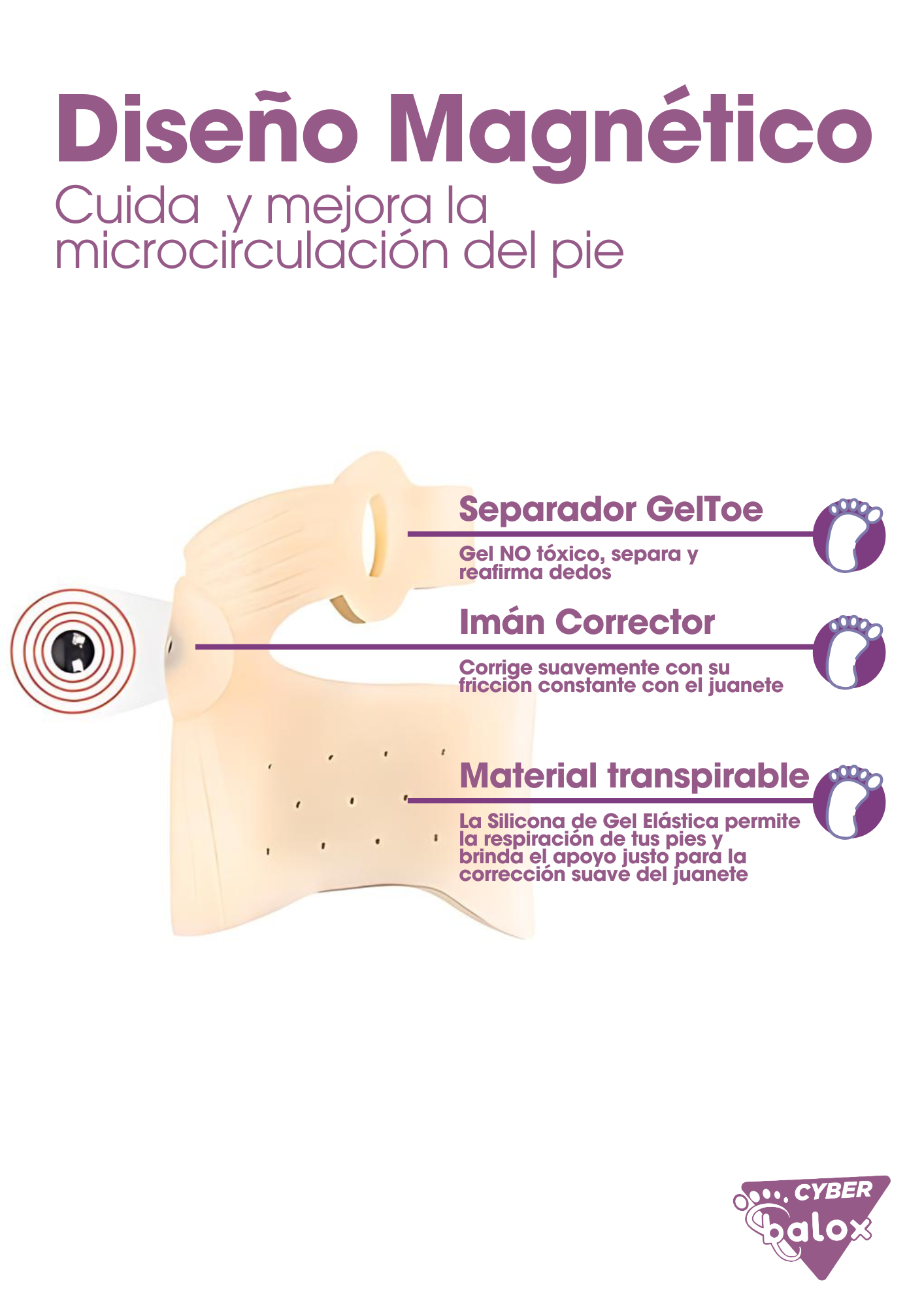 Corrector de Juanetes 4 UND