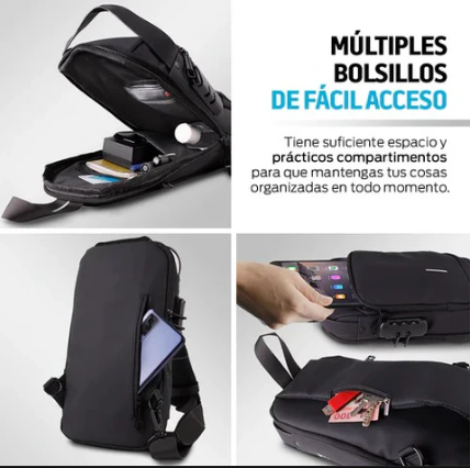 Bolso Bandolero Antirrobo