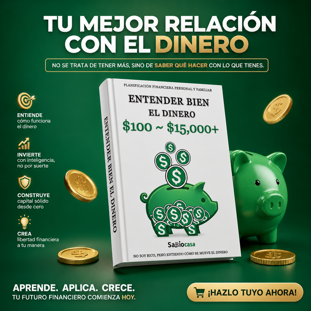 Libro Entender bien el Dinero (LIBRO FISICO)
