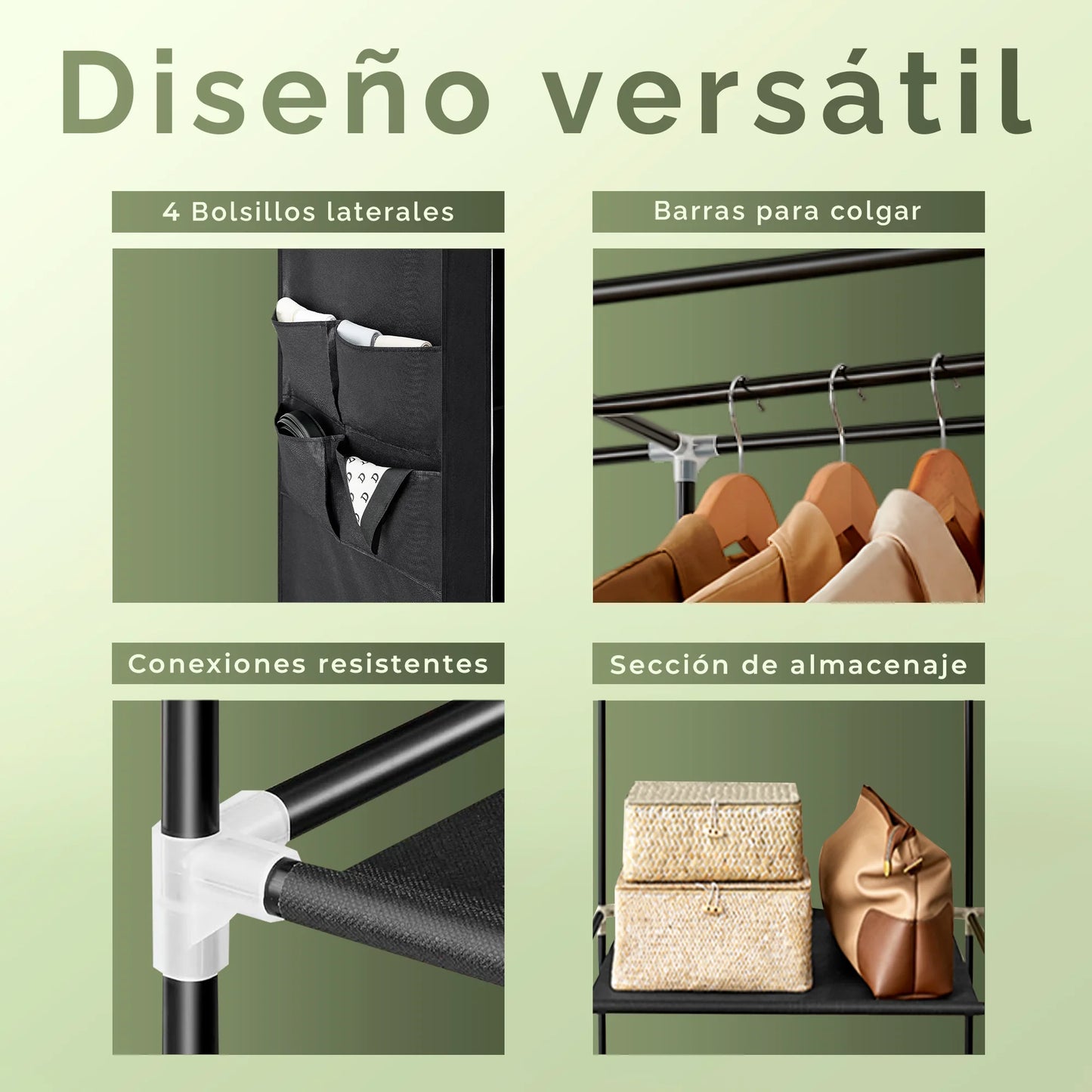 Closet Armario 3 Puestos
