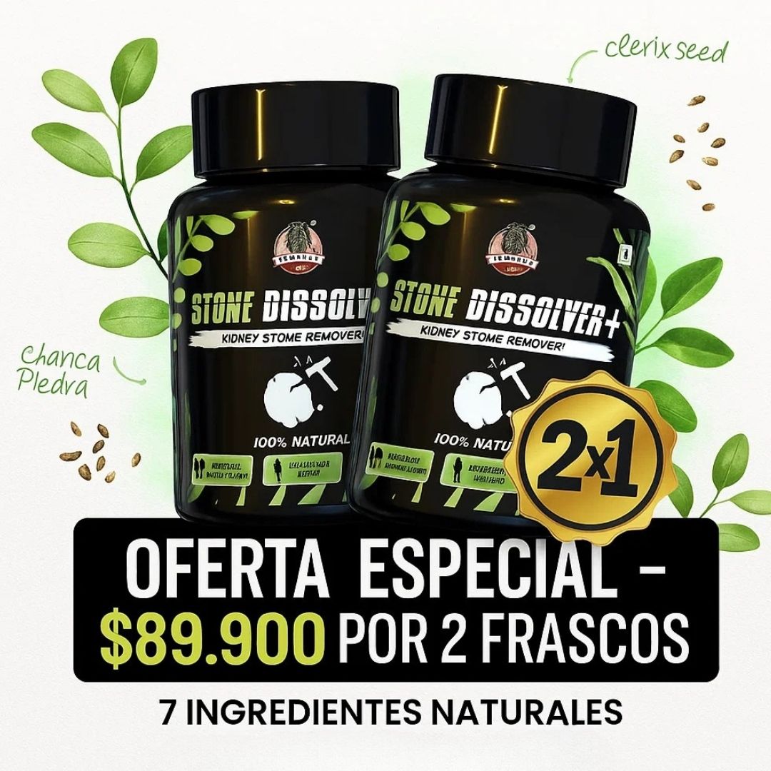 ✅ Stone Dissolver (🔥2x1🔥) – Renueva Tus Riñones y Tu Vida 💧 Sin Cirugías ni Dolor 😌