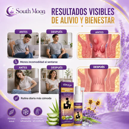 Spray Hemorroides south moon (Oferta 2x1)