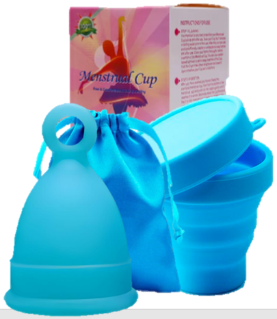 Copa Menstrual De Aro+ Vaso Esterilizador+ Bolsa