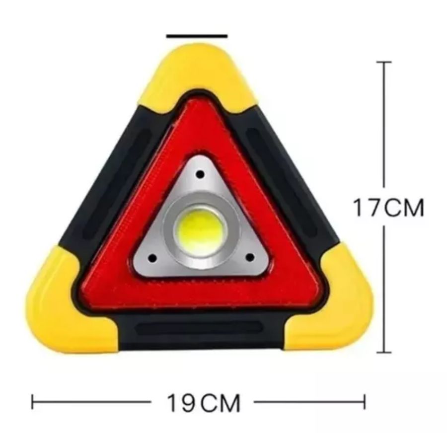 Linterna Emergencia Triangular Led