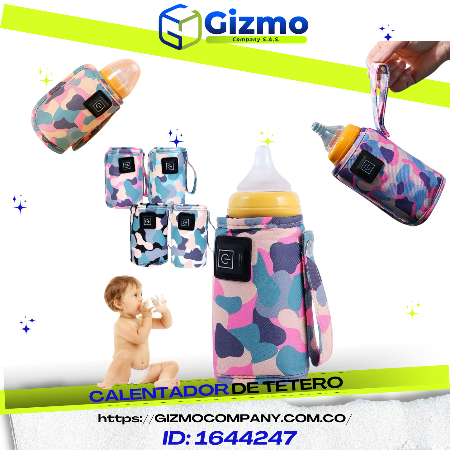 Calentador De Tetero Para Bebe Portátil