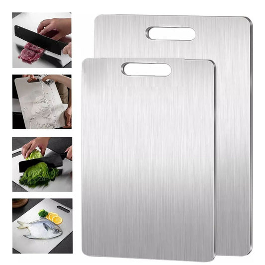 Tabla para Picar Acero inoxidable 2X1