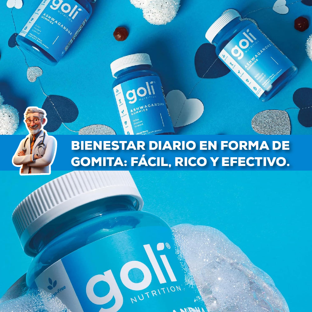 Goli Gomas de Ashwagandha Paga 2 lleva 3