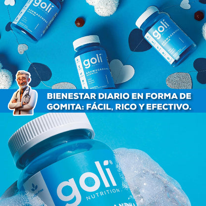 Goli Gomas de Ashwagandha Paga 2 lleva 3
