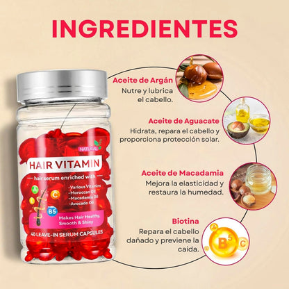 Vitaminas en Capsulas para el Cabello