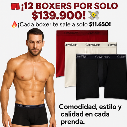 Boxer Hombre PACK X6 y X12