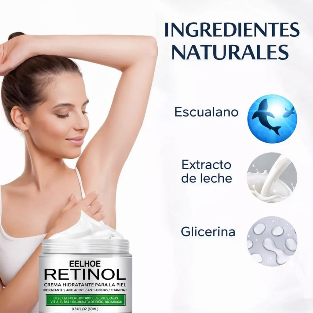 Eelhoe retinol cream Paga 2 lleva 3