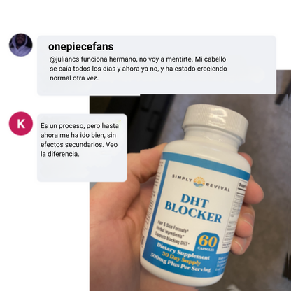 🎁(2X1)🎁 Blocker DHT Blocker DHT - Controla la Caída, Nutre el Folículo y Favorece el Crecimiento -