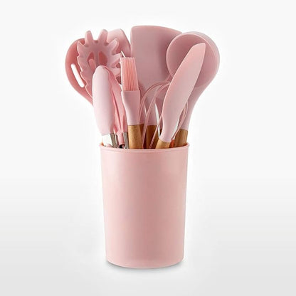 Set de Utensilios de Cocina en Silicona