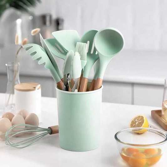 Set de Utensilios de Cocina en Silicona