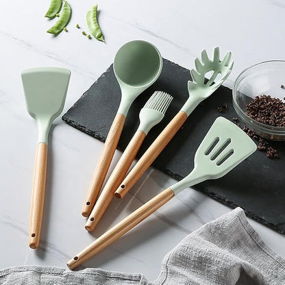 Set de Utensilios de Cocina en Silicona