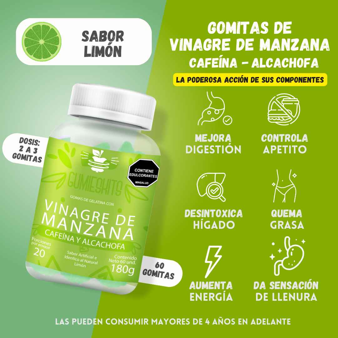 Gomitas Vinagre de Manzana x60