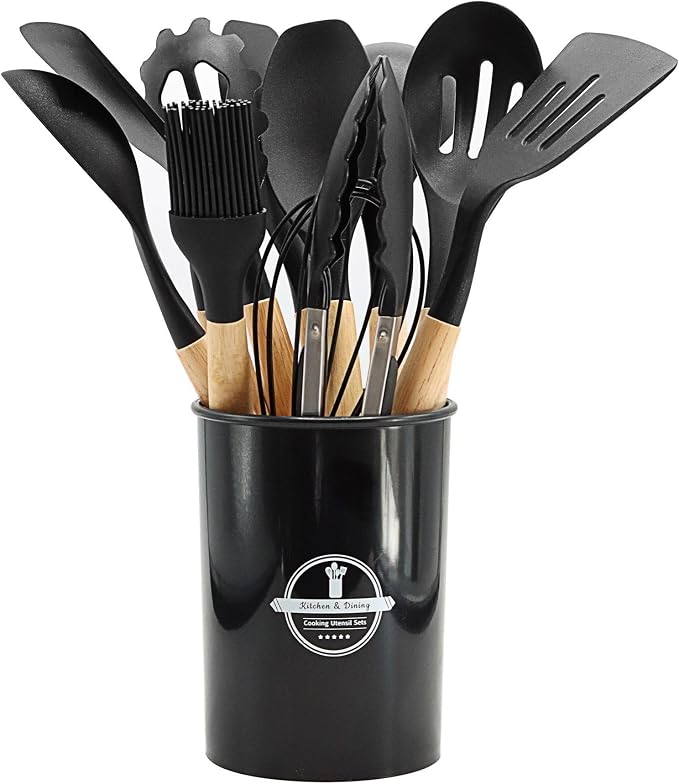 Set de Utensilios de Cocina en Silicona