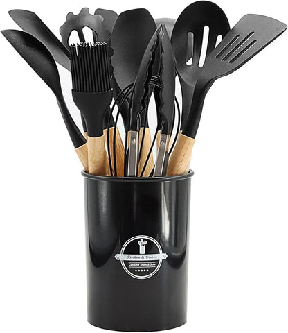Set de Utensilios de Cocina en Silicona