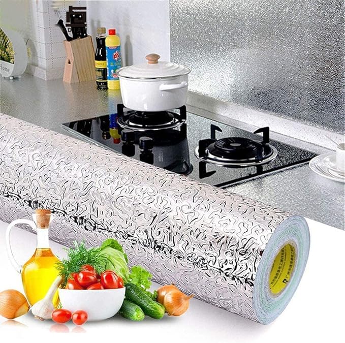 Papel Protector para Cocina Aluminio 2x1