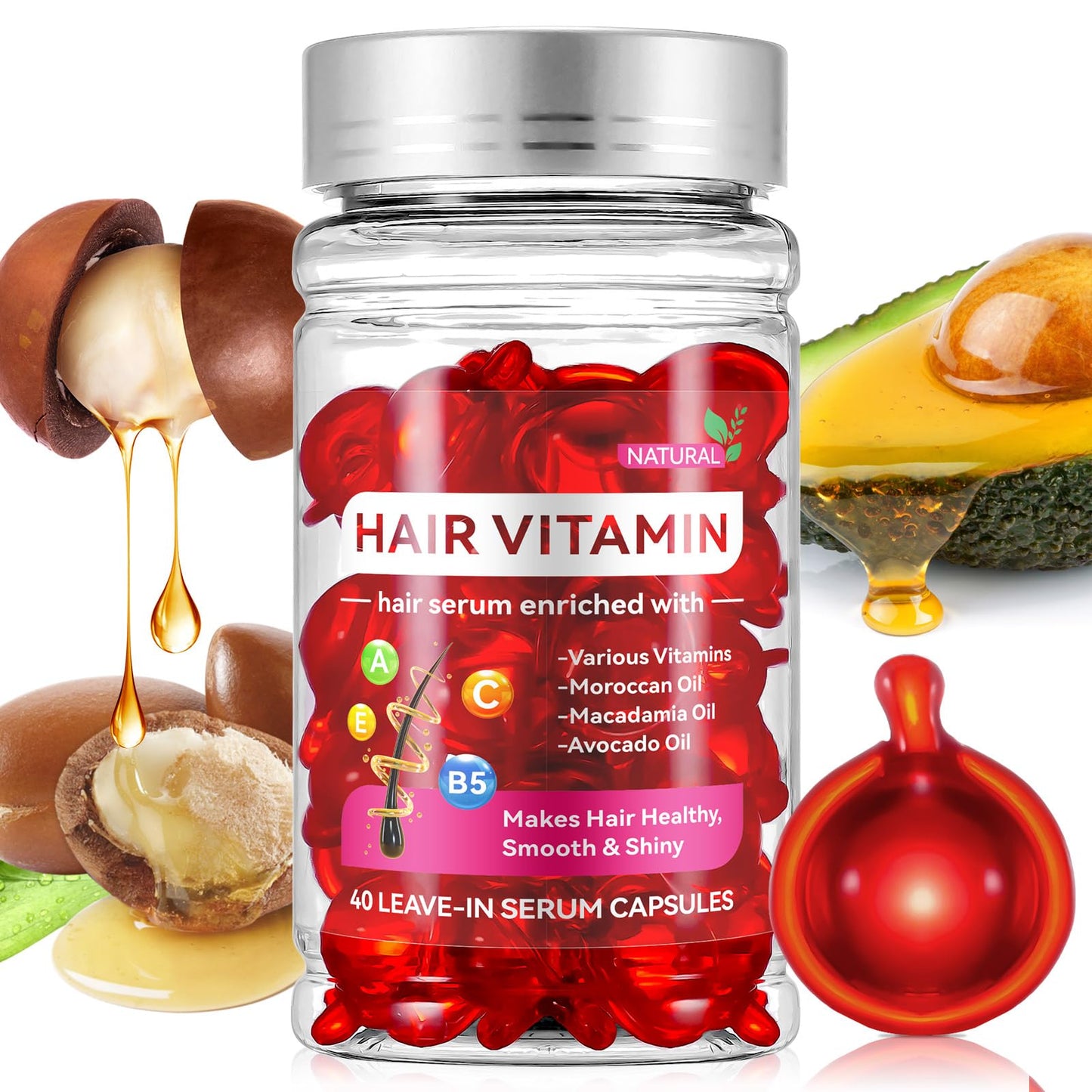 Vitaminas en Capsulas para el Cabello