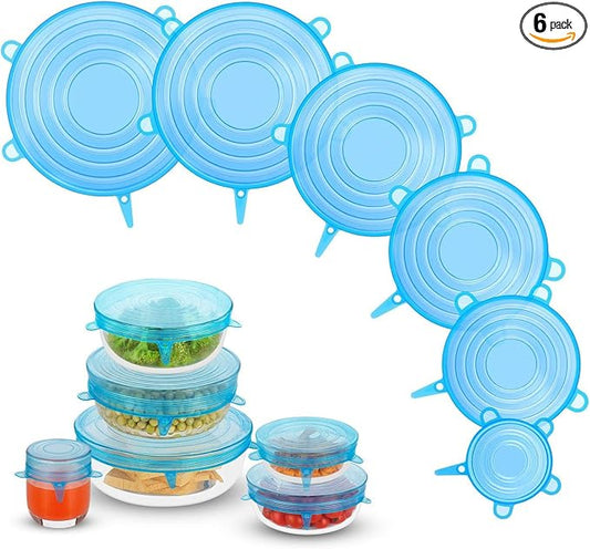 Tapas Silicona Elásticas Para Cocina (Set X12)