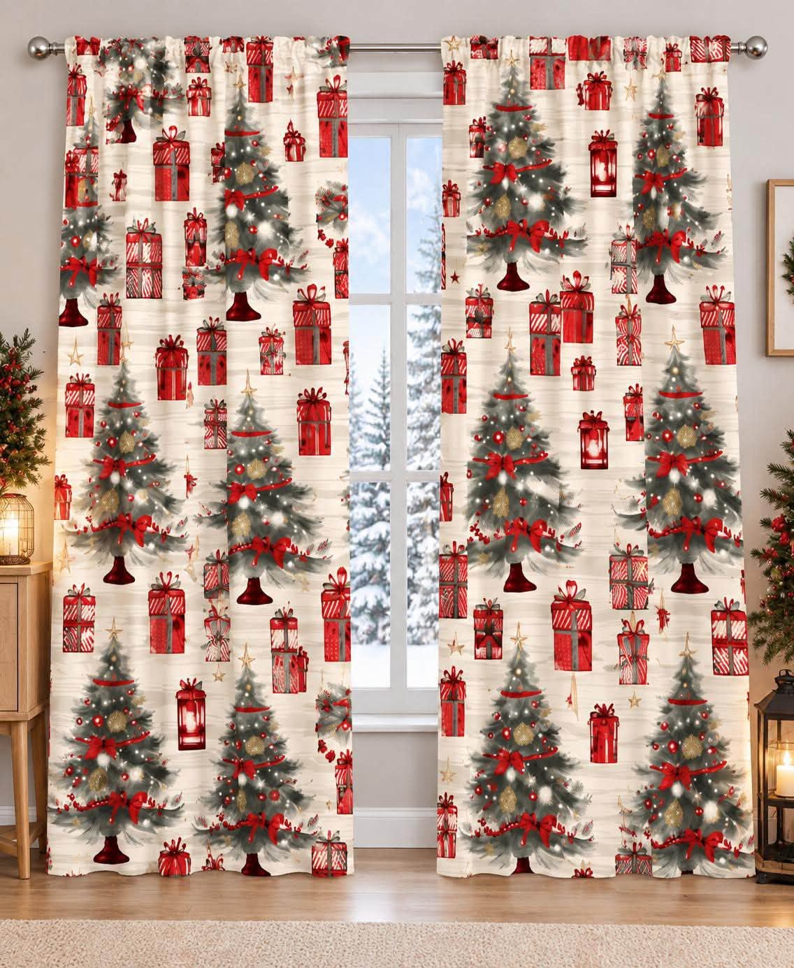 cortina navideñas