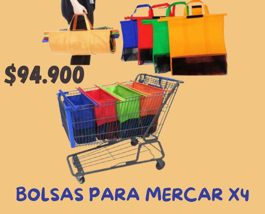 Set Bolsas Para Mercar