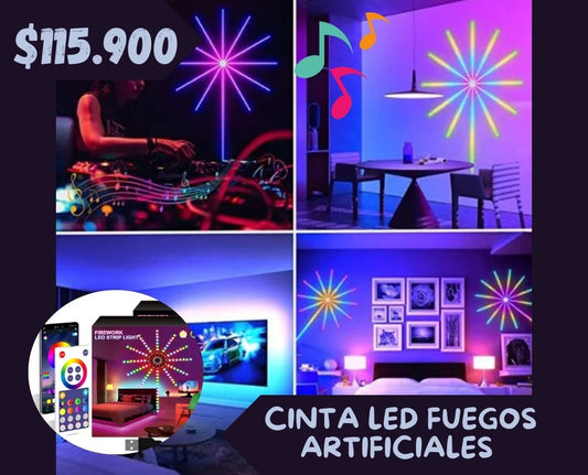 Rainbow Fireworks LED (Fuegos Artificiales Luces )