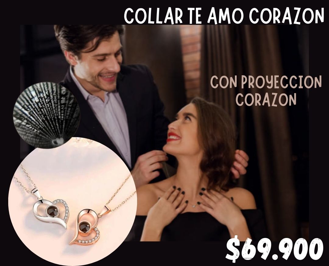 Collar Te Amo Corazon