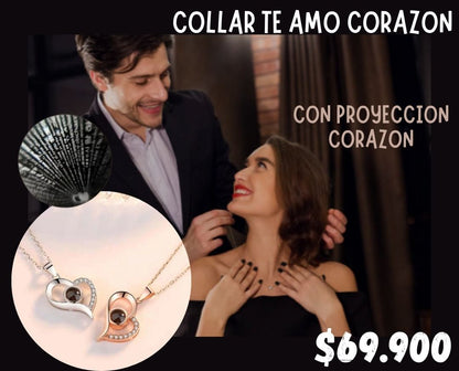 Collar Te Amo Corazon