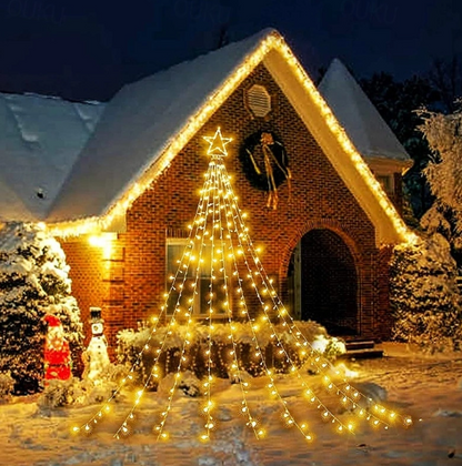 Christmas Light Curtain (Cortina 3mts con estrella )