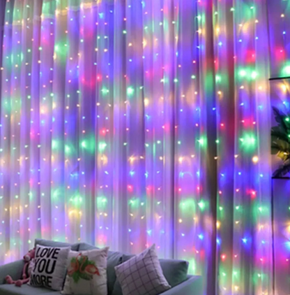 Colorful Light Curtain (cortina Luces 3x2mtrs)