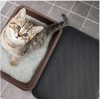 Tapete Arenero para Gato Limpieza