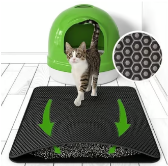 Tapete Arenero para Gato Limpieza