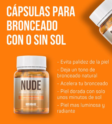 NUDE Capsulas Para Bronceo