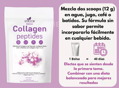 Multicollageno con péptidos