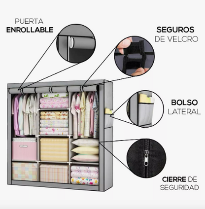 Closet Armario 3 Puestos