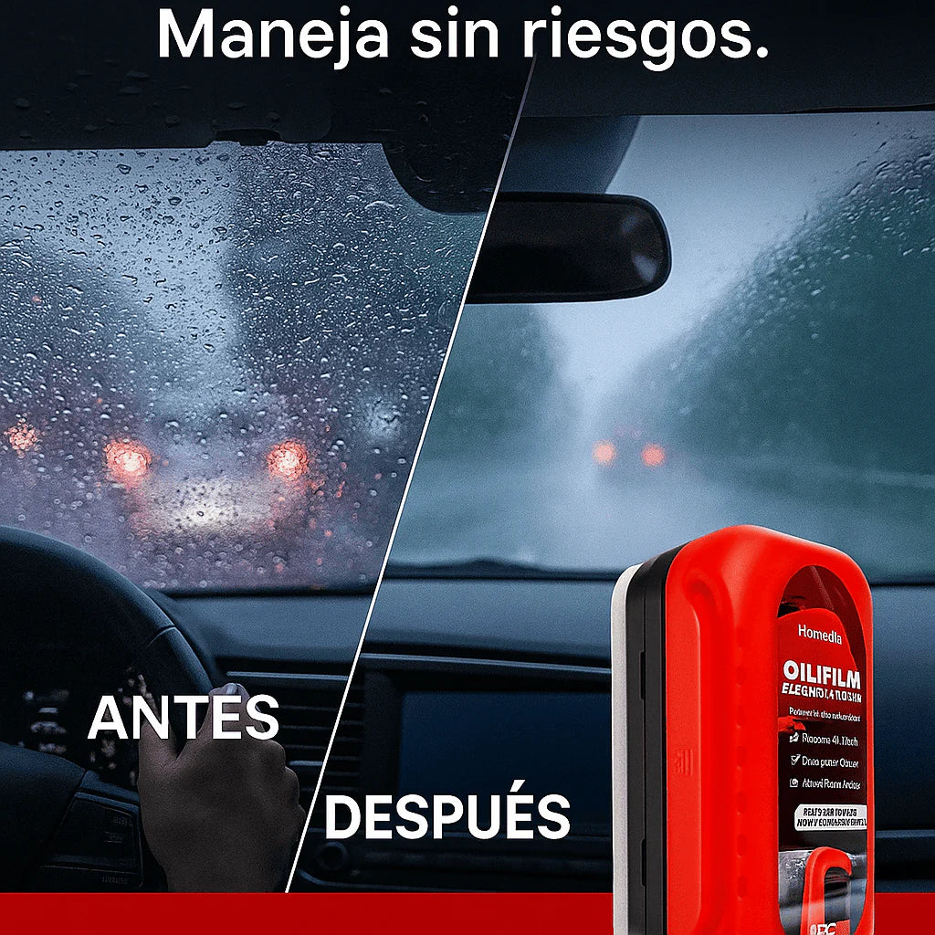 OilFilm® - Limpiador de Vidrio Pack X3