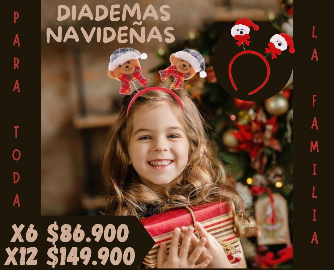 Diademas Navideñas