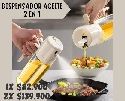 Dispensador De Aceite 2 En 1