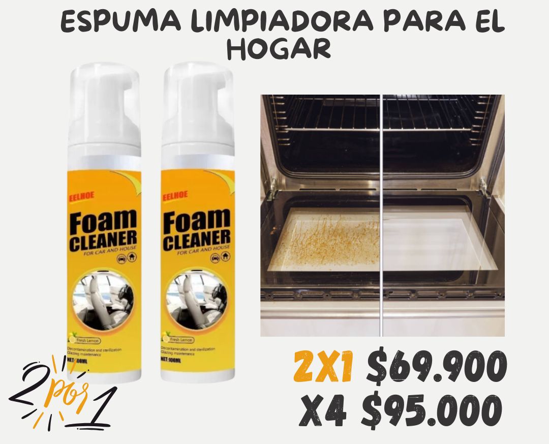 Espuma limpiadora Para El Hogar