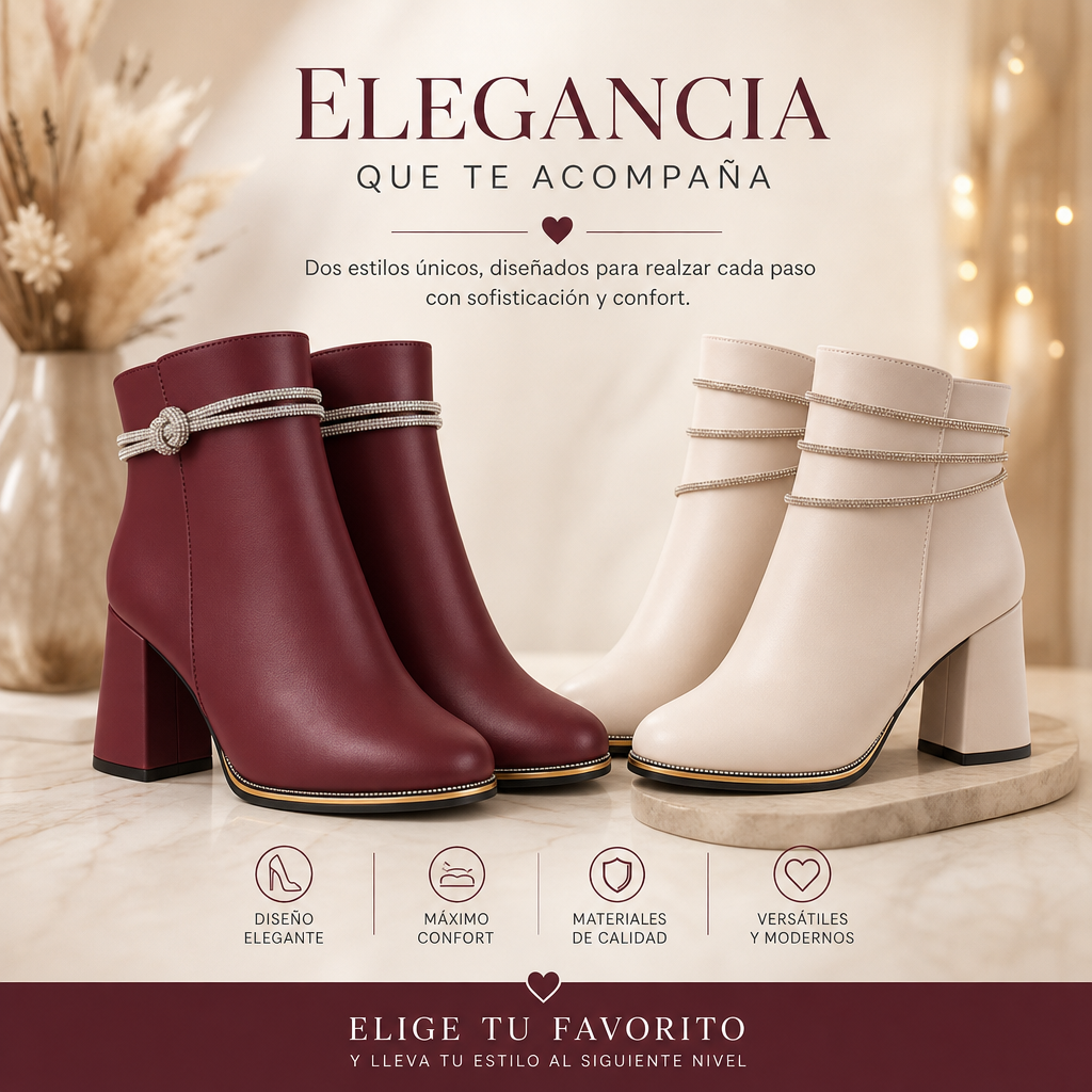 Oferta Liquidación Dos pares de Botines A precio de uno