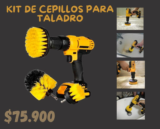 Kit De Cepillos Para Taladro