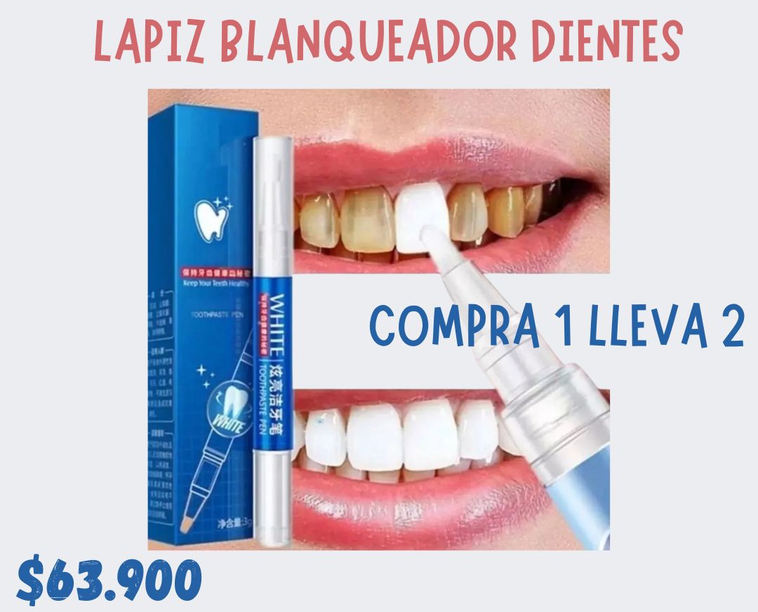 Lapiz Blanqueador De Dientes  2X1