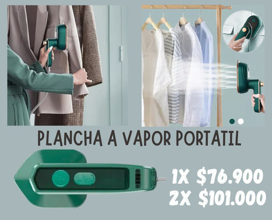 Plancha portátil a vapor