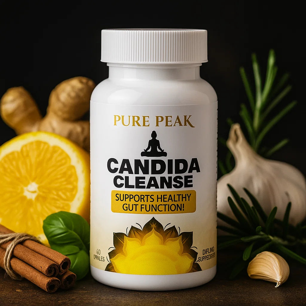 🌿 Candida Cleanse  – Cápsulas contra hinchazón, fatiga y antojos 🌿