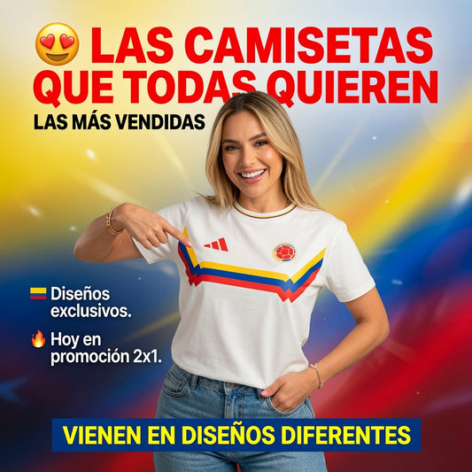 Camisetas de Colombia (Oferta 2x1)
