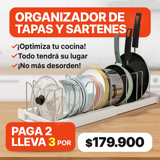 Organizador de Tapas y Sartenes